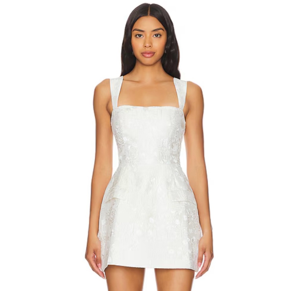 Amanda Uprichard White Bethany Romper